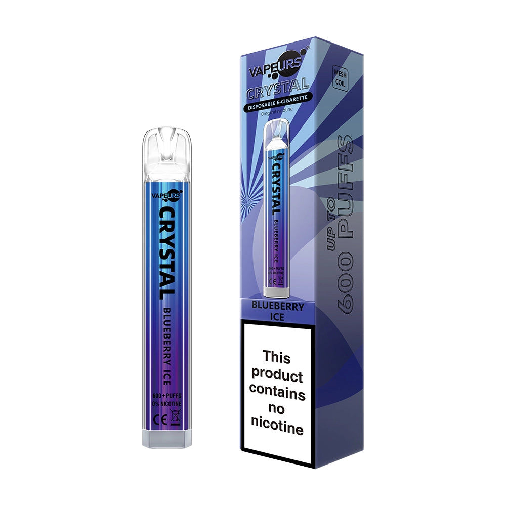 Crystal Bar 600+ Puffs - Blueberry Ice