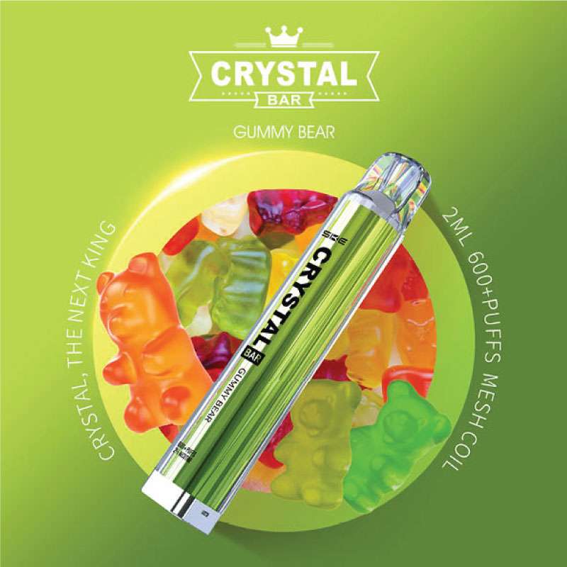 Crystal Bar 600+ Puffs - Gummy Bear