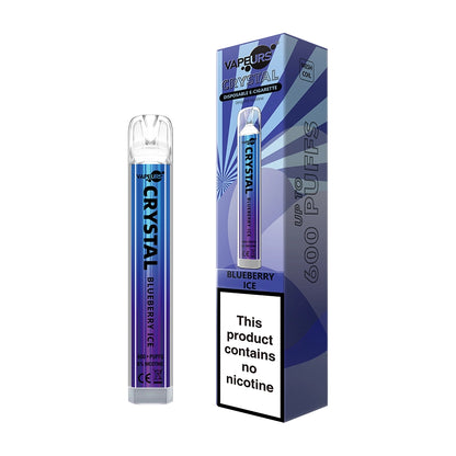 Crystal Bar 600+ Puffs - Blueberry Ice