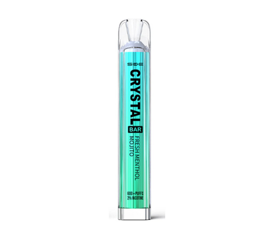 Crystal Bar 600+ Puffs - Fresh Menthol Mojito