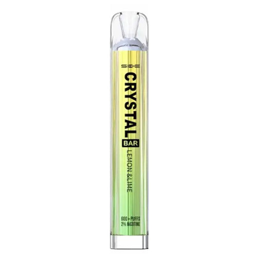 Crystal Bar 600+ Puffs - Lemon and Lime