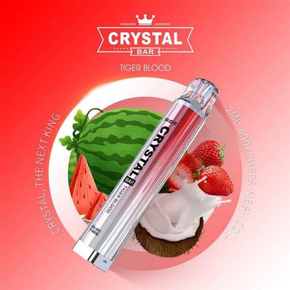 Crystal Bar 600+ Puffs - Tiger Blood